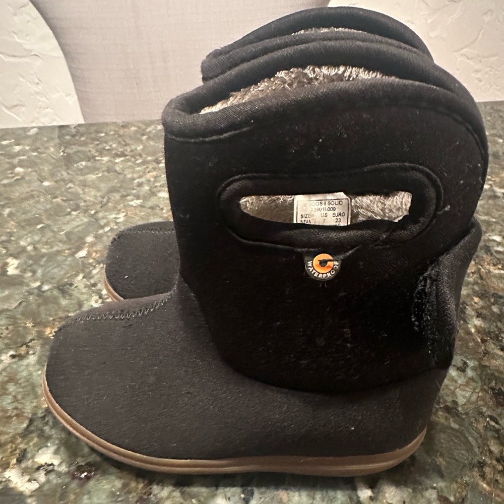 BOGG BAG Kids Black Cozy Boots
